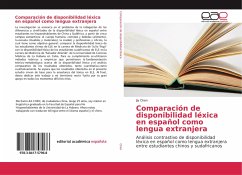 Comparación de disponibilidad léxica en español como lengua extranjera