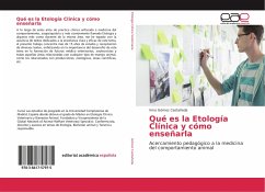 Qué es la Etología Clínica y cómo enseñarla - Gómez Castañeda, Irma