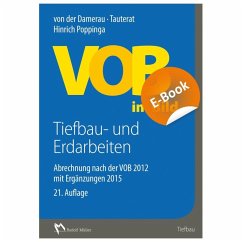VOB im Bild - Tiefbau- und Erdarbeiten - E-Book (PDF) (eBook, PDF) - Poppinga, Hinrich
