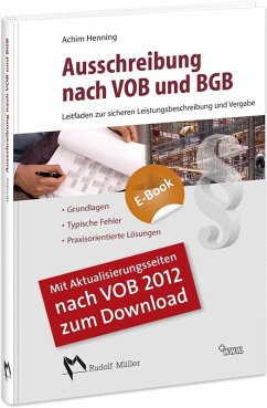 Sicher Ausschreiben nach VOB und BGB (eBook, PDF) - Henning, Achim