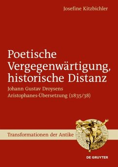 Poetische Vergegenwärtigung, historische Distanz (eBook, ePUB) - Kitzbichler, Josefine