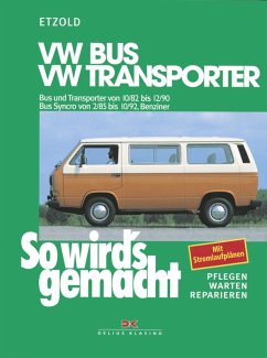 VW Bus und Transporter von 10/82 bis 12/90, VW Bus Syncro von 2/85 bis 10/92 (eBook, PDF) - Etzold, Rüdiger