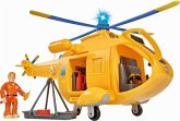 Simba 109251002 - Feuerwehrmann Sam, Sam Hubschrauber Wallaby II, mit Figur Tom