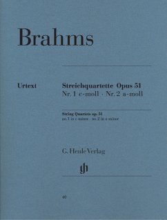 Cover Streichquartette Op. 51 Nr. 1 c-moll Nr. 2 a-moll