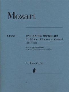Mozart, Wolfgang Amadeus - Trio Es-Dur KV 498 (Kegelstatt) - Mozart, Wolfgang Amadeus