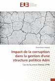 Impact de la corruption dans la gestion d'une structure politico Adm