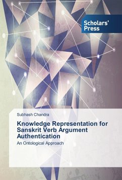 Knowledge Representation for Sanskrit Verb Argument Authentication - Chandra, Subhash