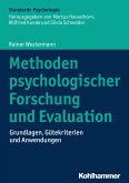 Methoden psychologischer Forschung und Evaluation (eBook, ePUB)