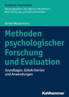 Cover Methoden psychologischer Forschung und Evaluation (eBook, PDF)