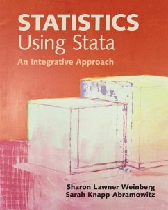 Statistics Using Stata (eBook, ePUB) - Weinberg, Sharon Lawner