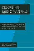 Describing Music Materials (eBook, ePUB)