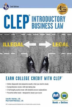 Clep(r) Introductory Business Law Book + Online, 2nd Ed. - Fairfax, Lisa M; Berman, Paul Schiff