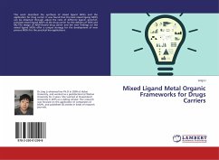 Mixed Ligand Metal Organic Frameworks for Drugs Carriers