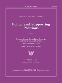 US GOVERNMENT POLICY & SUPPORT