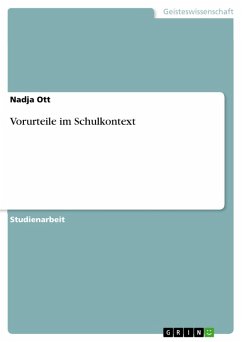 Vorurteile im Schulkontext (eBook, ePUB) - Ott, Nadja