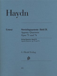 Streichquartette Heft IX op. 71 und 74