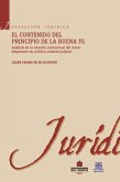 El contenido del principio de la buena fe (eBook, ePUB)