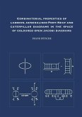 Combinatorial properties of ladders, generalised Pont-Neuf and caterpillar diagrams in the space of coloured open Jacobi diagrams