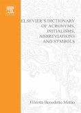 Elsevier's Dictionary of Acronyms, Initialisms, Abbreviations and Symbols (eBook, ePUB)