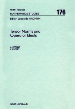 Tensor Norms and Operator Ideals (eBook, ePUB) - Defant, A.; Floret, K.