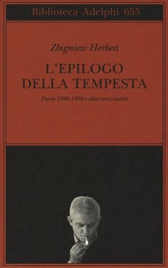 Cover L' epilogo della tempesta. Poesie 1990-1998 e altri versi inediti