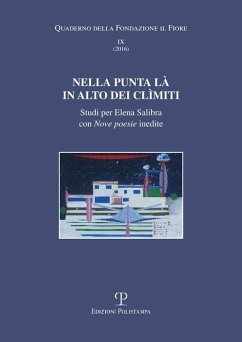 Cover Nella punta là in alto dei Climiti. Studi per Elena Salibra con nove poesie inedite
