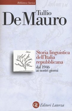 Cover Storia linguistica dell'Italia repubblicana dal 1946 ai nostri giorni