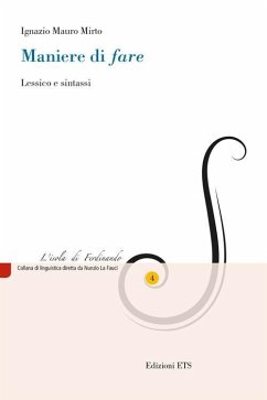 Maniere di «fare». Lessico e sintassi Cover Maniere di «fare». Lessico e sintassi