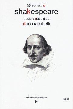 Cover 30 sonetti di Shakespeare traditi e tradotti da Dario Iacobelli. Testo inglese a fronte