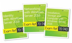 MCSA Windows Server 2016 Exam Ref 3-Pack - Warren, Andrew; Zacker, Craig