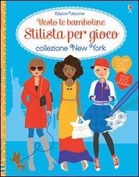 Cover Collezione New York. Vesto le bamboline. Con adesivi