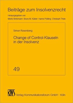 Cover Change of Control-Klauseln in der Insolvenz (eBook, ePUB)