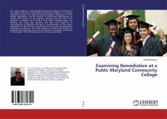Examining Remediation at a Public Maryland Community College