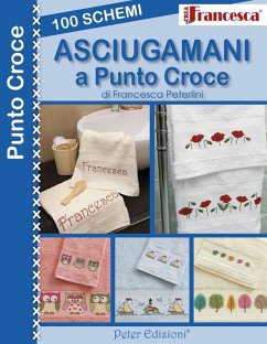 Cover 100 schemi asciugamani a punto croce