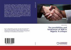 The possibilities and hindrances of ADR in Nigeria: A critique