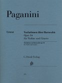 60 Variationen über Barucabŕ für Violine und Gitarre op. 14 60 Variationen über Barucabŕ für Violine und Gitarre op. 14