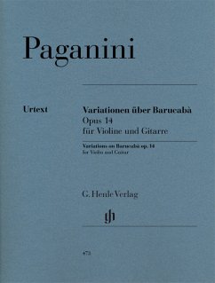 Cover 60 Variationen über Barucabŕ für Violine und Gitarre op. 14