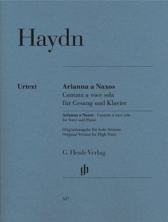 Cover Arianna a Naxos, Cantata a voce sola für Gesang und Klavier Hob. XXVIb:2