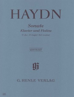 Cover Sonate für Klavier und Violine G-dur Hob. XV:32