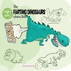 The Farting Dinosaurs Coloring Book - Coloring Pages, For Kids