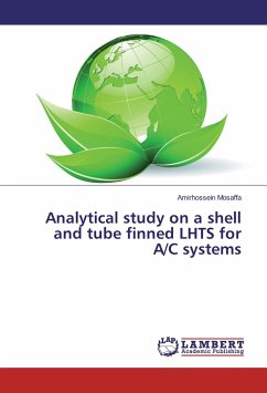 Analytical study on a shell and tube finned LHTS for A/C systems