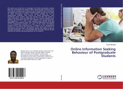 Online Information Seeking Behaviour of Postgraduate Students