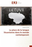La place de la langue lituanienne dans le monde contemporain