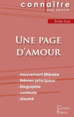 Fiche de lecture Une page d'amour de Émile Zola (Analyse littéraire de référence et résumé complet) - Zola, Émile