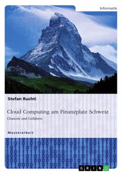 Cloud Computing am Finanzplatz Schweiz. Chancen und Gefahren (eBook, PDF)