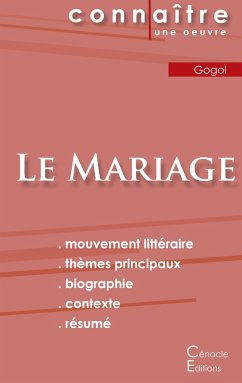 Fiche de lecture Le Mariage de Nicolas Gogol (Analyse littéraire de référence et résumé complet)