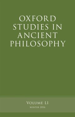 Oxford Studies in Ancient Philosophy, Volume 51 (eBook, ePUB)