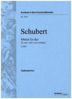 Cover Messe Es-dur D 950, Studienpartitur