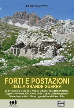 Forti e postazioni della grande guerra. 30 itinerari scelti in Pasubio, Altipiani-Ortigara, Valsugana, Panarotta, Lagorai occidentale, Val Cosmon, Monte Grappa... - Donetto, Fabio