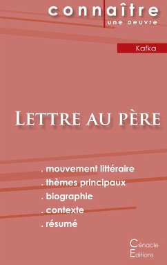 Fiche de lecture Lettre au père de Kafka (Analyse littéraire de référence et résumé complet) - Kafka, Franz